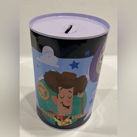 Disney Toy Story 3 Bestway Tin Coin Bank Pre Owned - Picture 1 of 6
